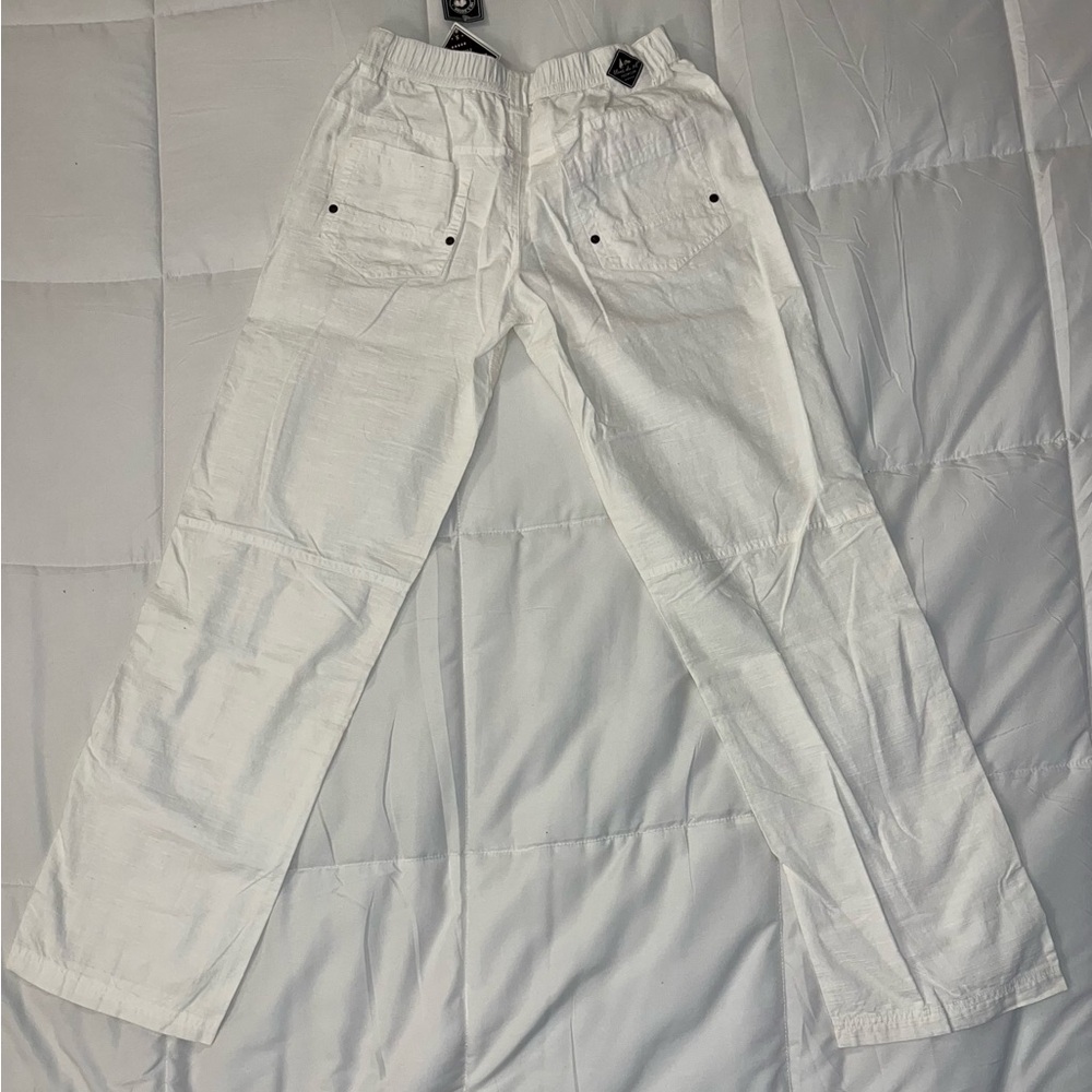 Men's White Casual Pants
